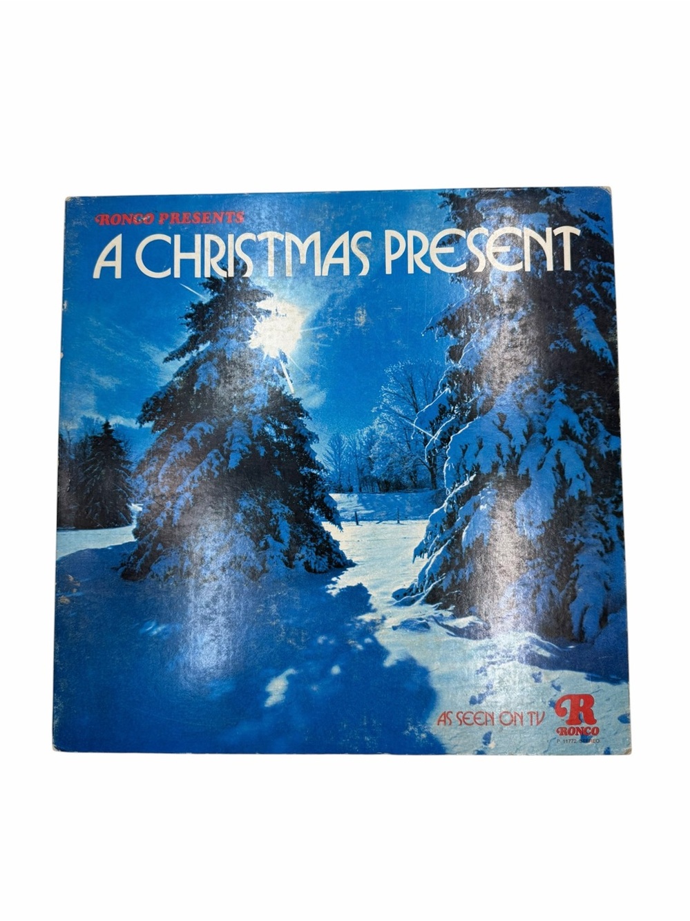 Ronco Presents A Christmas Present LP with Pop Up Gatefold Sleeve 1973 Vintage